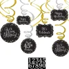 Add-An-Age Sparkling Celebration Birthday Swirl Decorations Kit