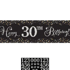 Add-An-Age - Sparkling Celebration Happy Birthday Banner Kit