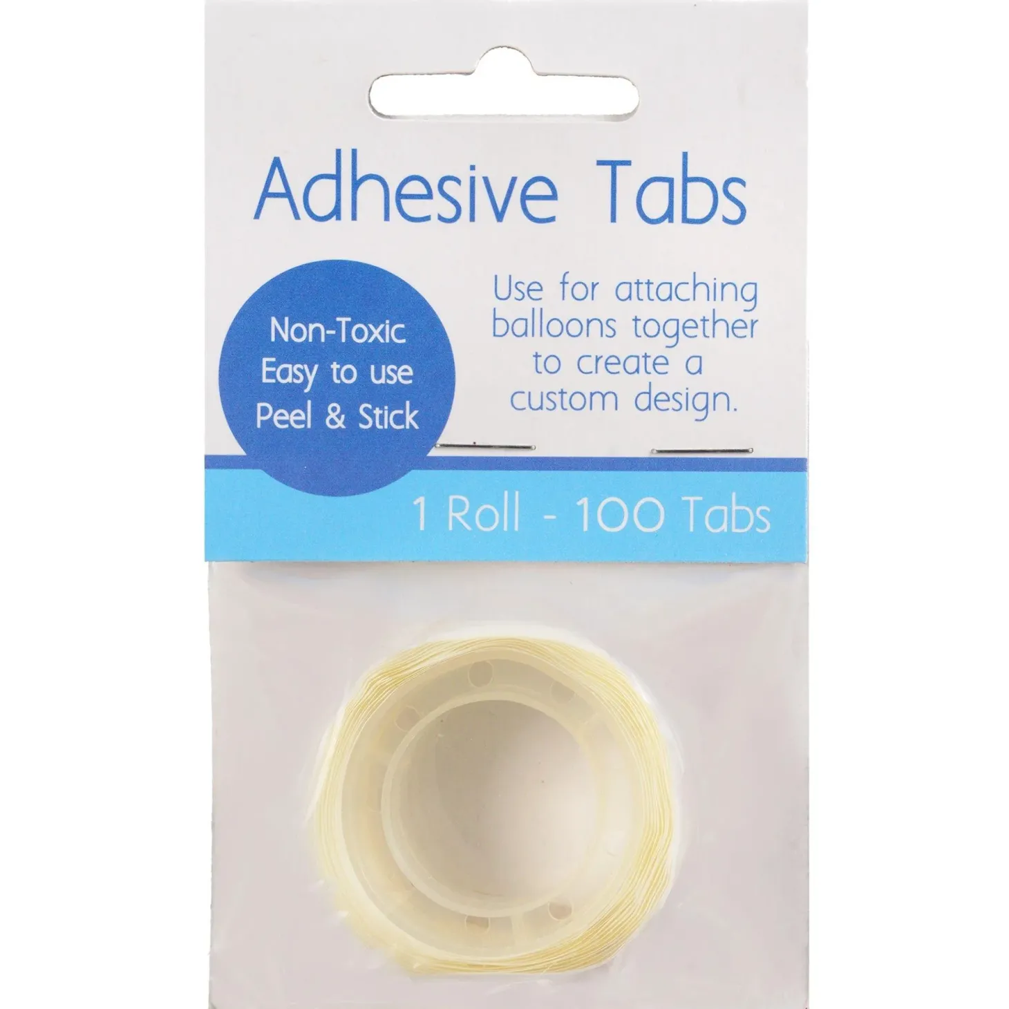 Adhesive Balloons Tabs, 0.5in, 100pc