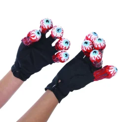 Adult Beetlejuice Eyeball Gloves
