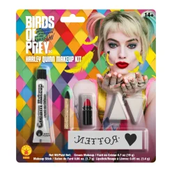 Adult Birds Of Prey Harley Quinn Makeup Set