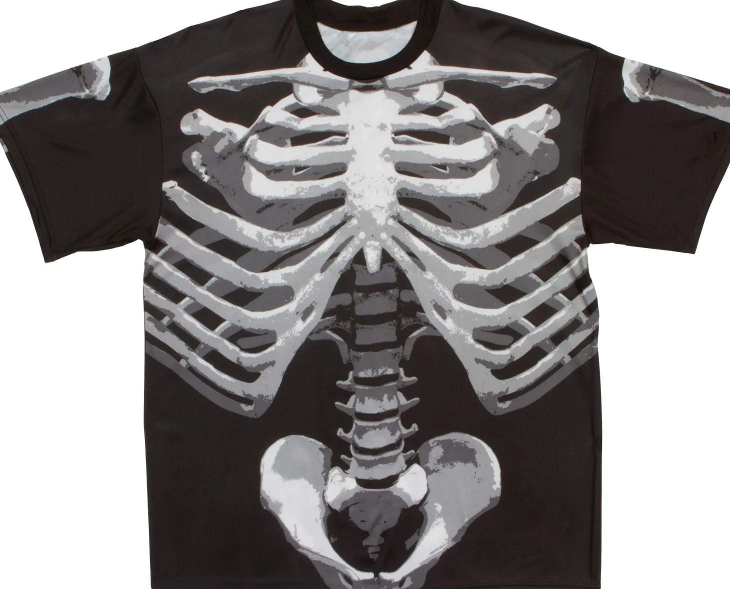 Adult Black & Bone T-Shirt - Skeleton