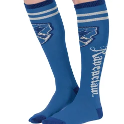 Adult Blue & Gray Ravenclaw Knee-High Socks - Harry Potter