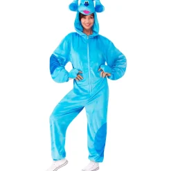 Adult Blue's Clues Blue Zipsters Costume