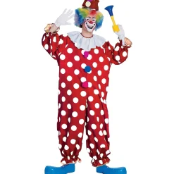 Adult dotted clown costume
