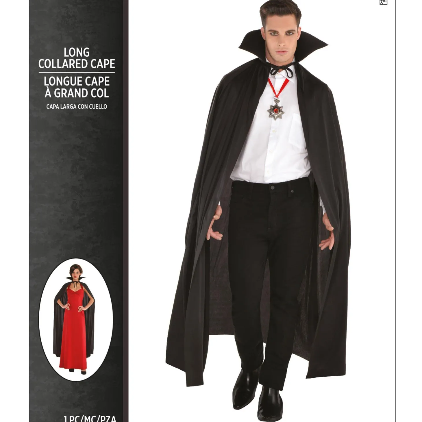 Adult Full Length Black Cape