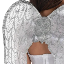 Adult Glitter White Angel Costume Accessory Kit