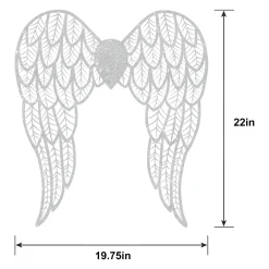 Adult Glitter White Angel Costume Accessory Kit