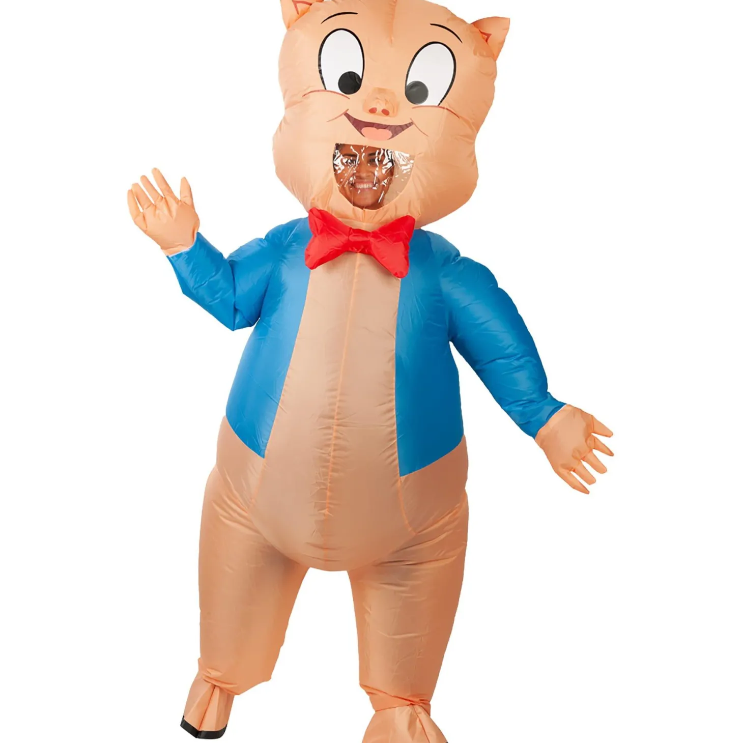 Adult Looney Tunes Porky Pig Inflatable Costume