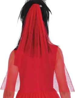 Adult Lydia Red Wedding Dress Costume - Beetlejuice
