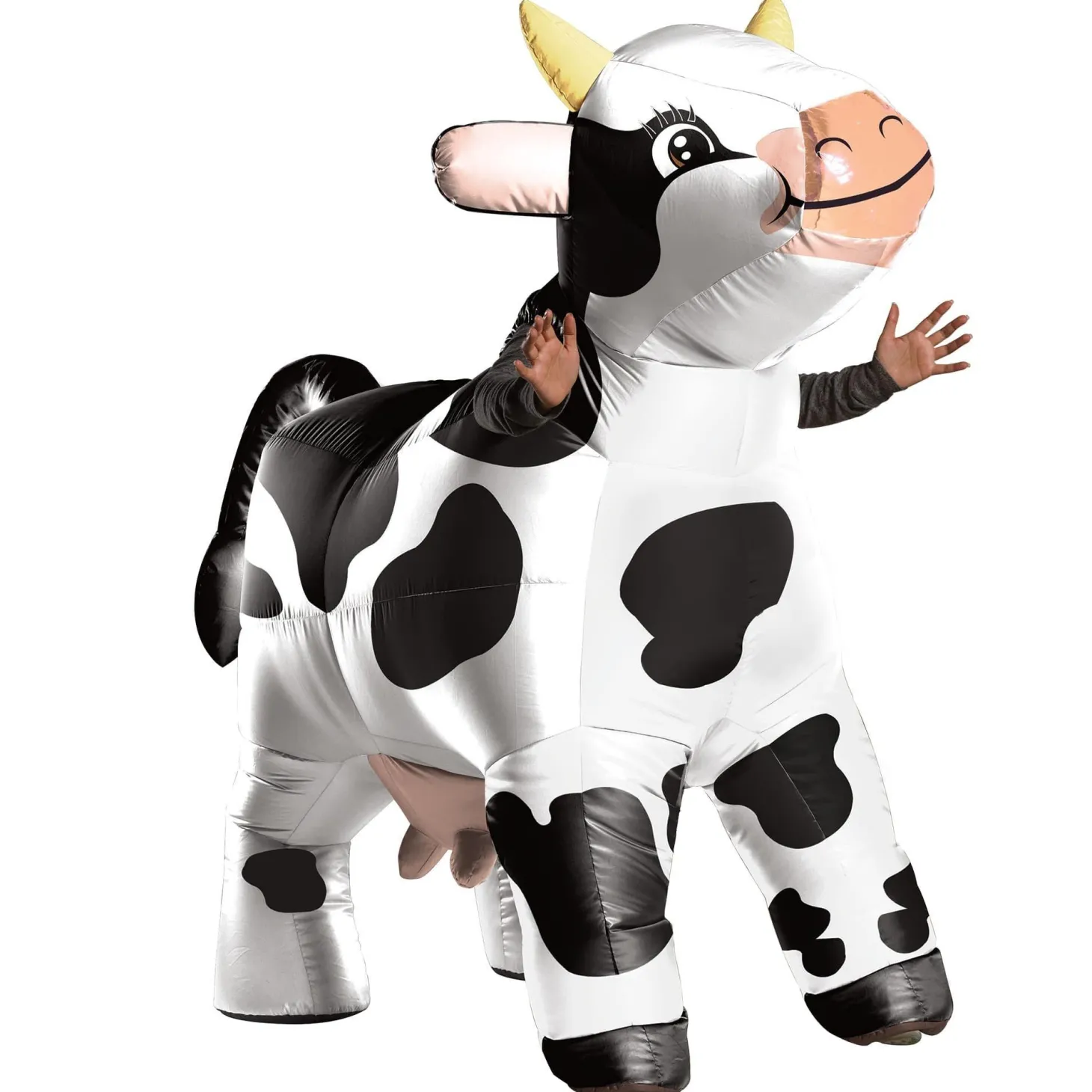 Adult Moo Moo the Grazing Inflatable Cow Costume