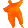 Adult Orange Inflatable Jumpsuit