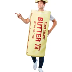Adult Popcorn and Butter Couples Costume Set
