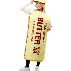 Adult Popcorn and Butter Couples Costume Set