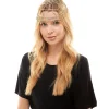 Adult Rhinestone Flapper Head Cap