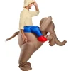 Adult Ride In Elephant Inflatable Costume