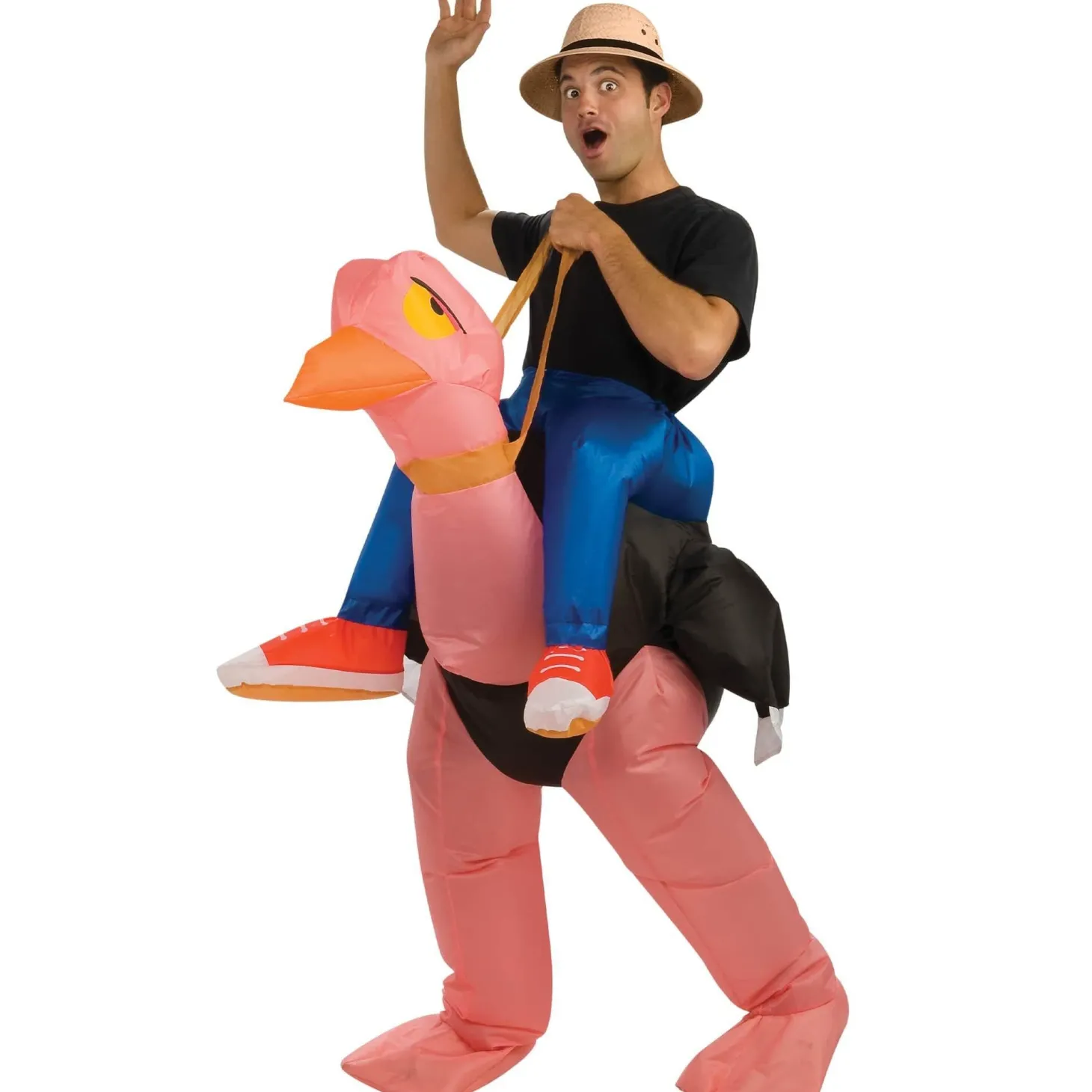 Adult Ride In Ostrich Inflatable Costume