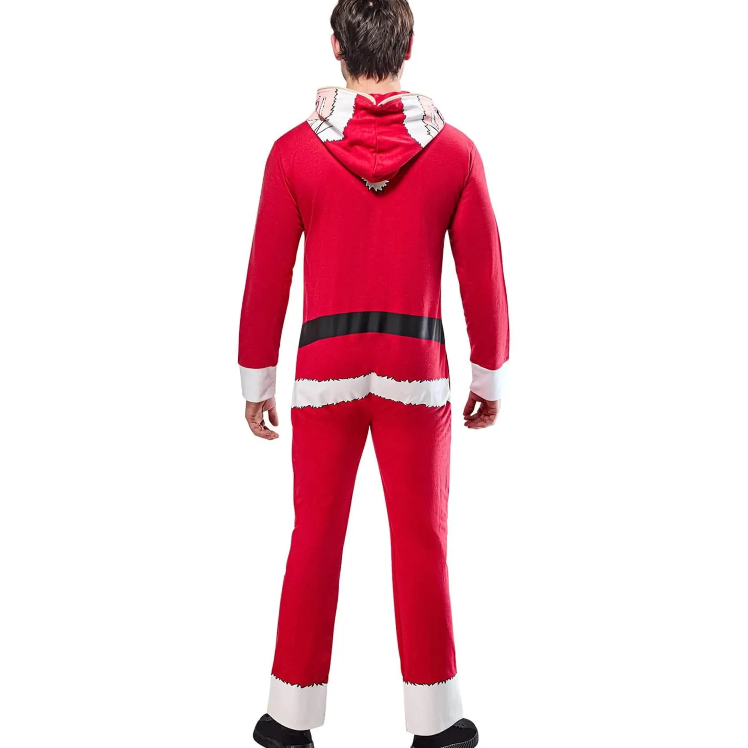 Adult Santa Claus Zipsters Hooded Costume