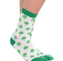 Adult Shamrock Crew Socks