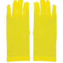 Adult Short Costume Dress Gloves, Assorted Colors