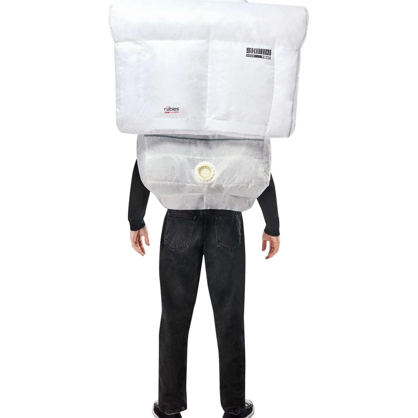 Adult Skibidi Toilet Inflatable Costume with Mask
