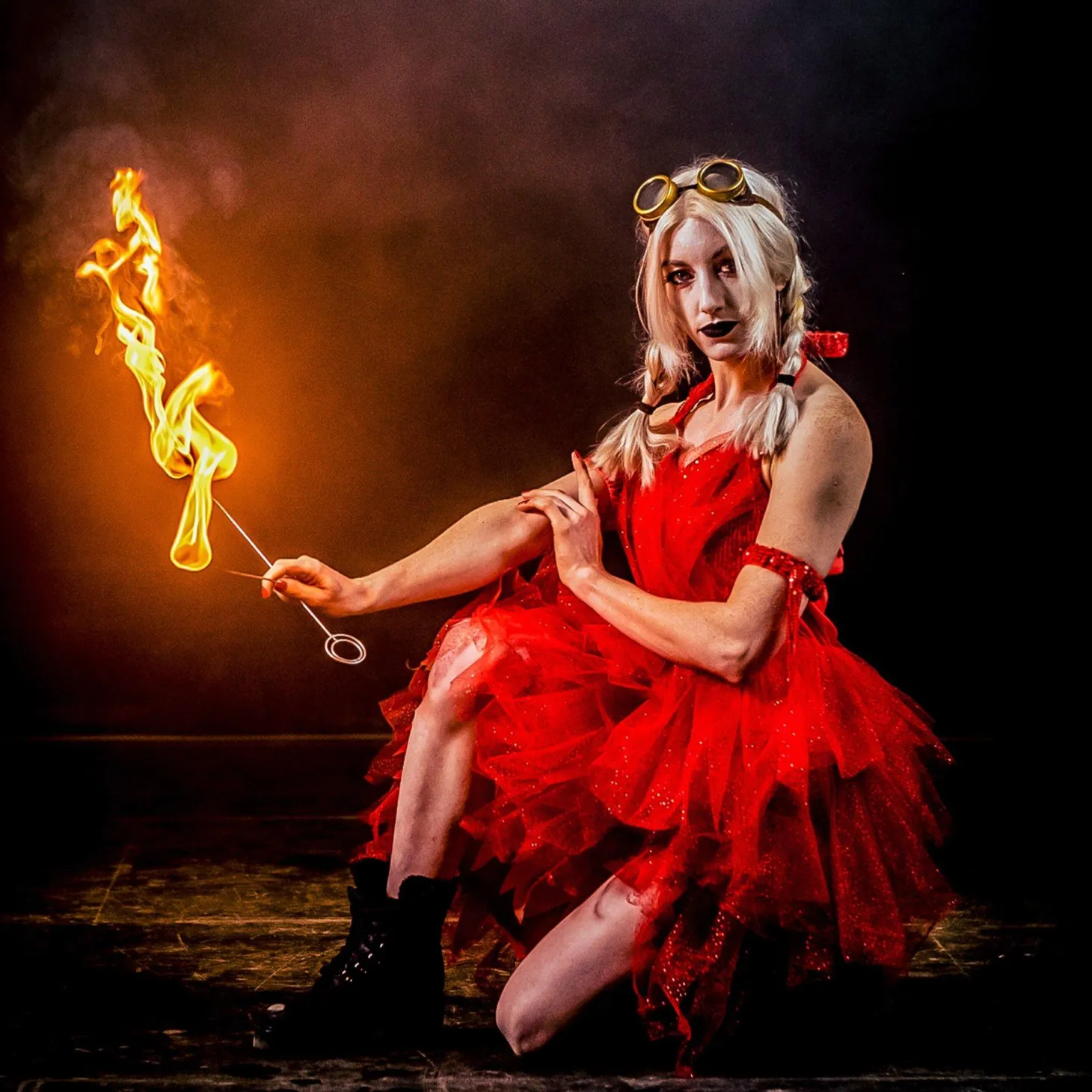 Adult Suicide Squad 2 Harley Quinn Red Dress Costume
