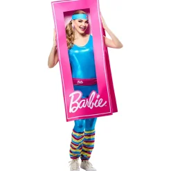 Adult Superstar Barbie Box Costume - Mattel