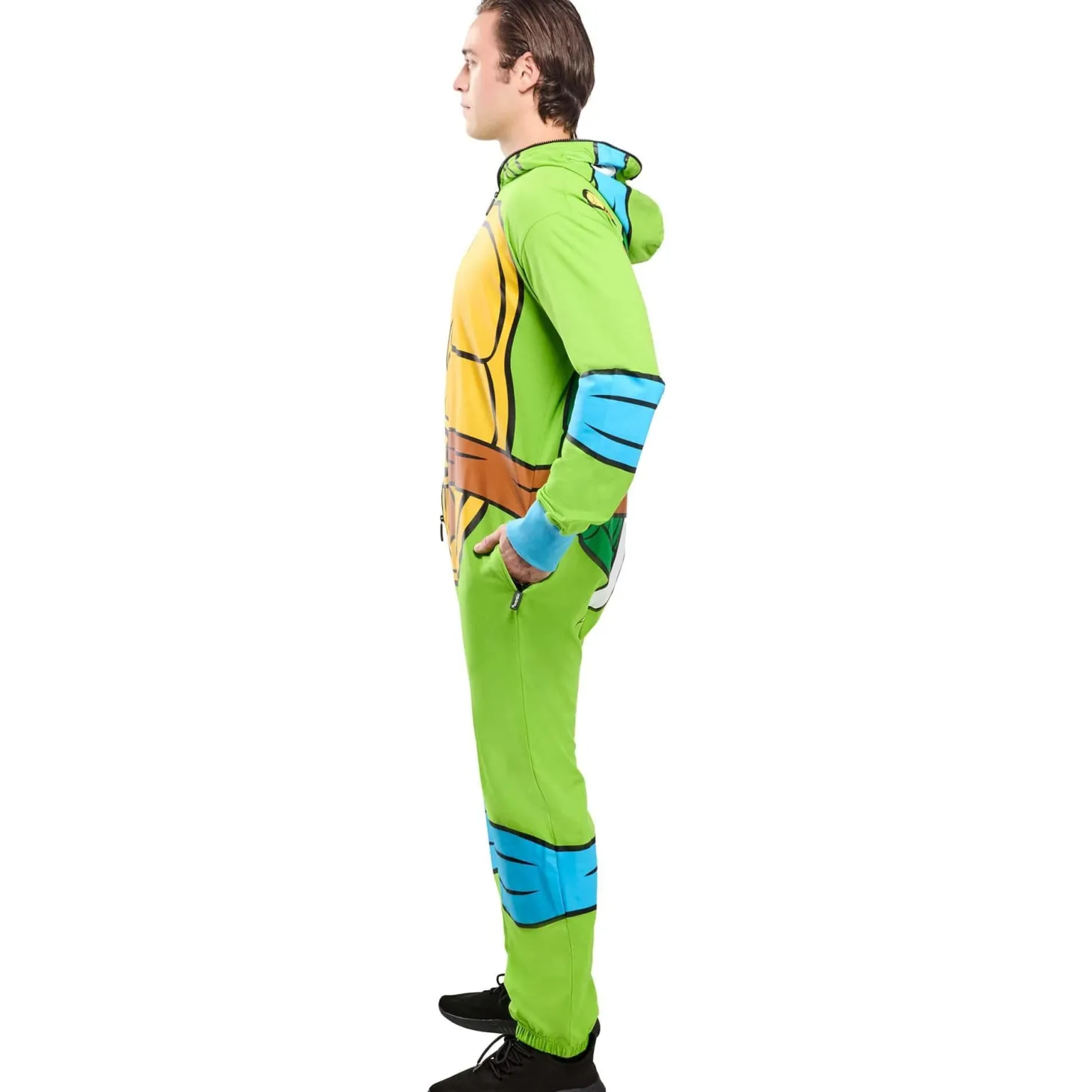 Adult Teenage Mutant Ninja Turtles Classic Leonardo Zipsters Costume