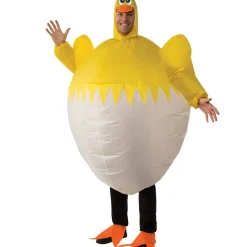Adult What's Crackin Chick Inflatable Costume