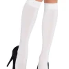 Adult White Knee-High Stockings