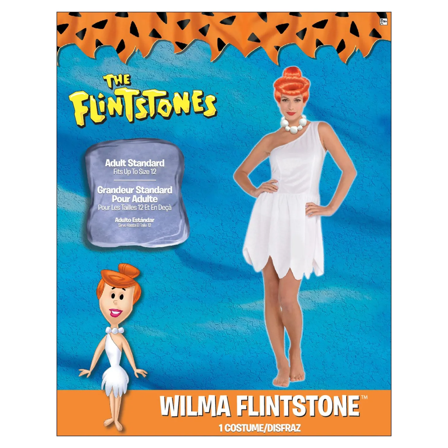 Adult Wilma Flintstone Costume - The Flintstones
