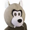 Adult Wolf Mascot Head Costume Mask