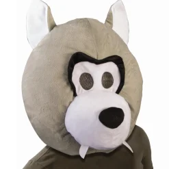 Adult Wolf Mascot Head Costume Mask