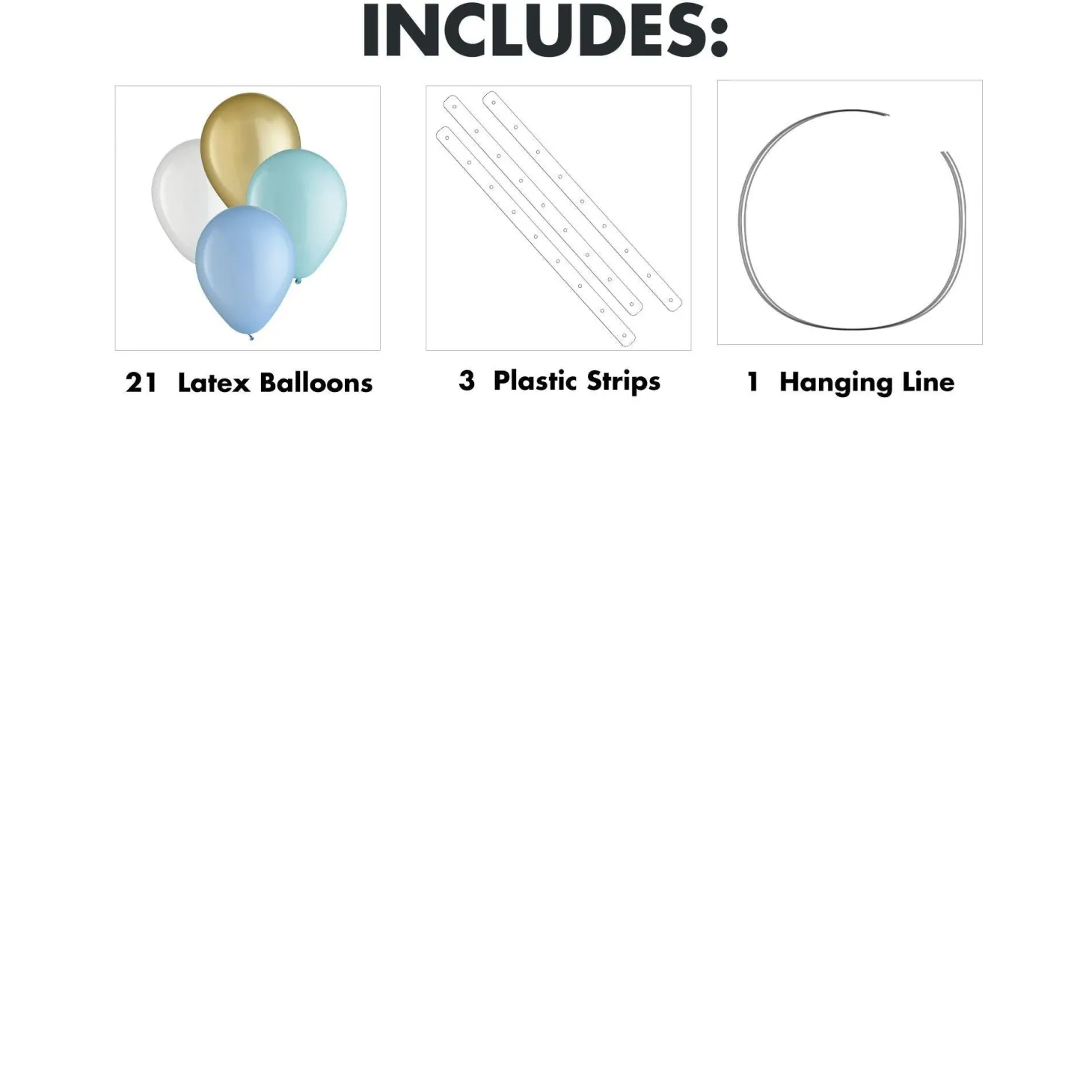 Air-Filled Latex Balloon Chandelier Sphere Kit, Assorted Colors