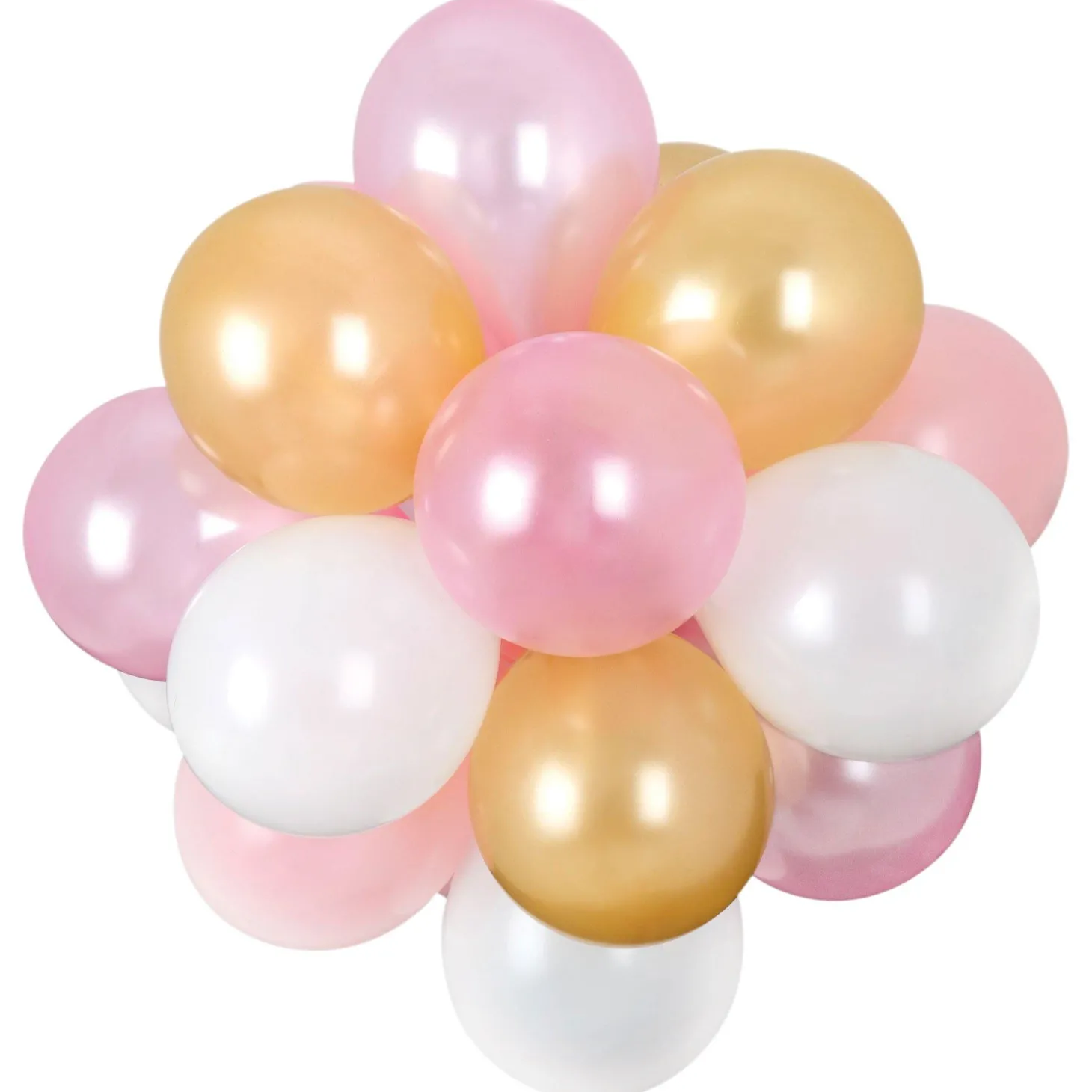 Air-Filled Latex Balloon Chandelier Sphere Kit, Assorted Colors