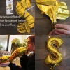 Air-Filled Rose Gold Cheers Cursive Letter Balloon Banner