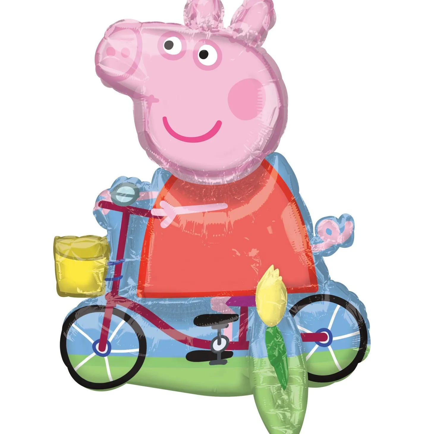 Air-Filled Sitting Peppa Pig Balloon, 22in