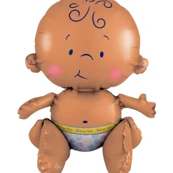 Air-Filled Sitting Welcome Baby Balloon,15in, Assorted Colors