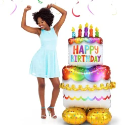 AirLoonz® Birthday Cake Balloon, 53in