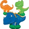 AirLoonz Dinomite Foil Balloon Set, 3pc