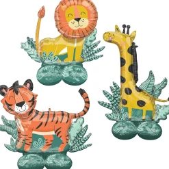 AirLoonz Get Wild Foil Balloon Set, 3pc