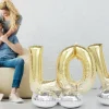 AirLoonz Gold Love Balloon Phrase Yard Decoration Kit