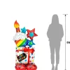 AirLoonz® Stacked Birthday Icons Balloon, 55in