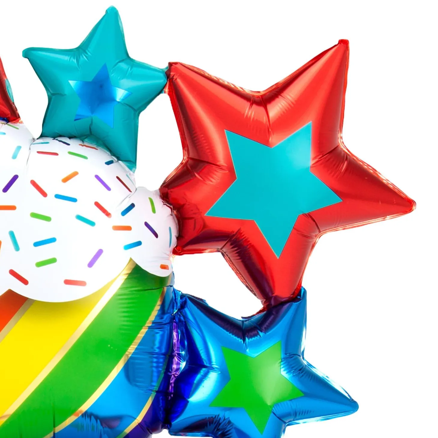 AirLoonz® Stacked Birthday Icons Balloon, 55in