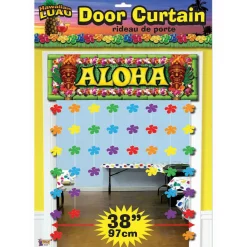 Aloha Floral Door Curtain