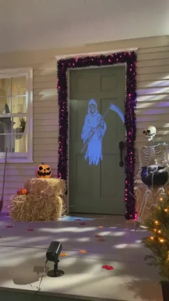 Animated Grim Reaper Motion Projector, 4in x 7in