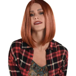 Auburn Red Long Bob Wig