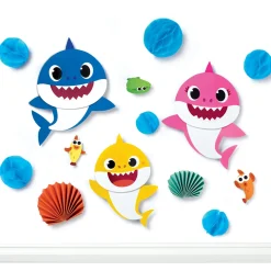 Baby Shark Wall Decorating Kit, 14pc
