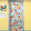 Back to School Fabric Classroom Door Cover, 37in x 80in