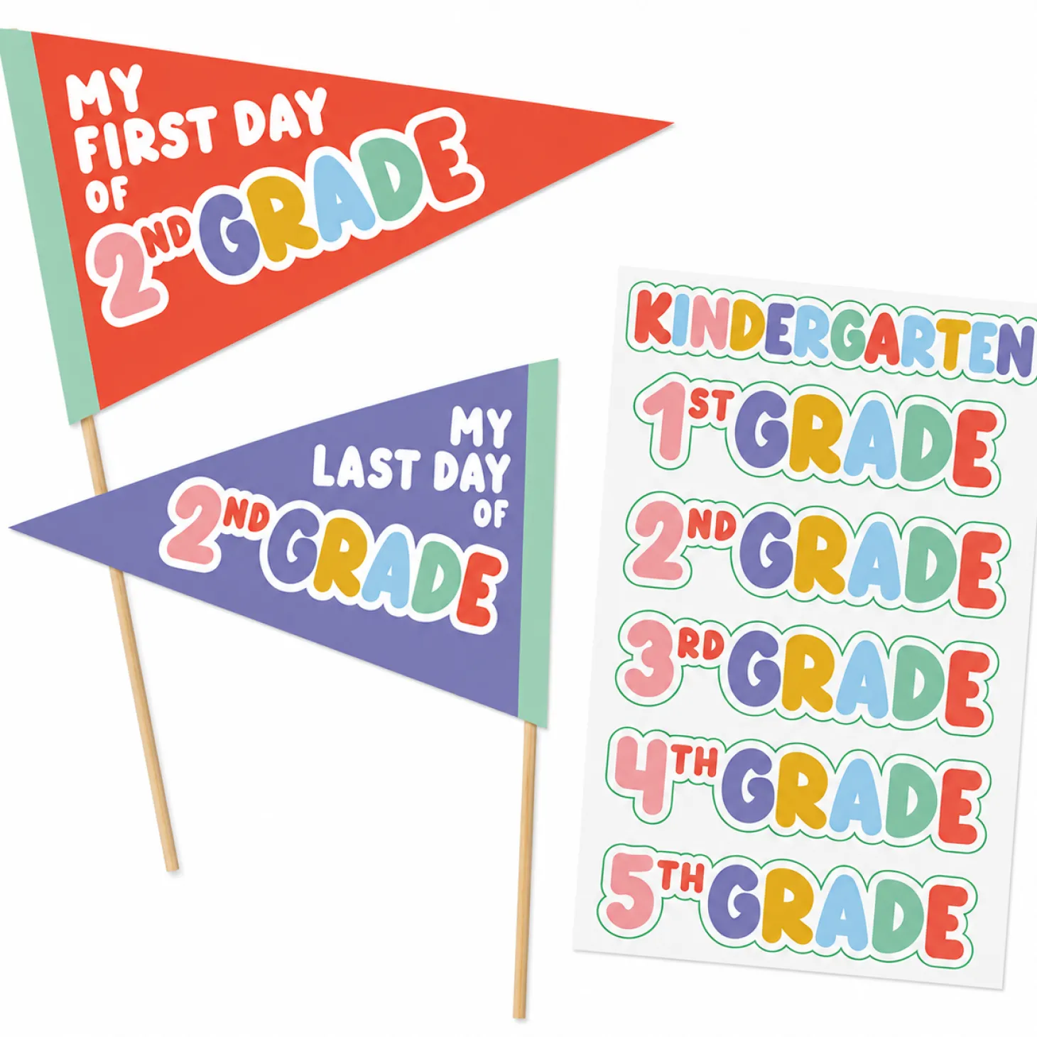 Back to School First & Last Day Milestone Decorating Kit